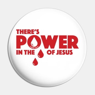 Power in the Blood Pin