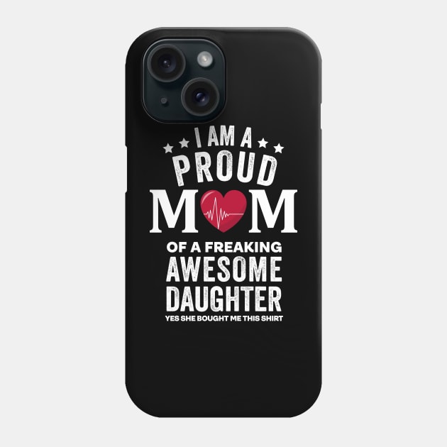 proud mom and daughter Phone Case by Pharmacy Tech Gifts