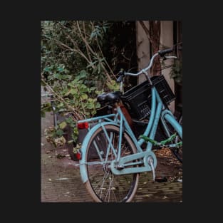 AMSTERDAM CITY BIKE Blue Teal | Unique Beautiful Travelling Home Decor | Phone Cases Stickers Wall Prints | Scottish Travel Photographer  | ZOE DARGUE PHOTOGRAPHY | Glasgow Travel Photographer T-Shirt