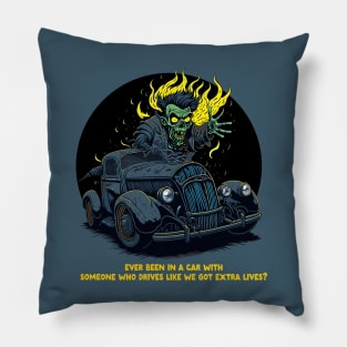 Monster hot rod Pillow