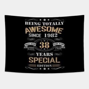 38 Years Special Edition Made In 1982 38th Birthday Tapestry