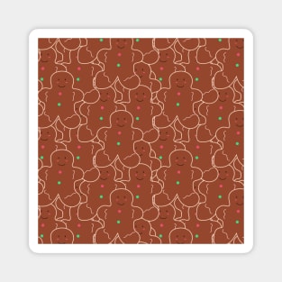 Ginger Cookies Pattern Magnet