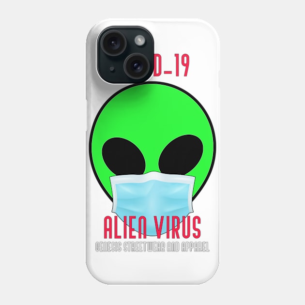 Alien Virus Phone Case by retromegahero