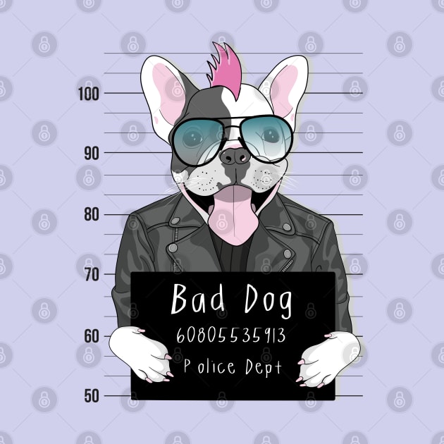 bad dog arrested by Mako Design 