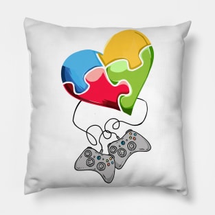 Autism mom dad Pillow