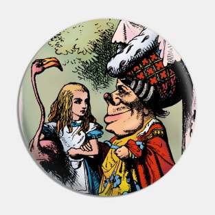 Alice and the Duchess Pin
