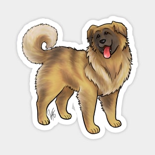 Dog - Leonberger - Brown Magnet