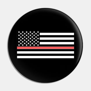 Firefighter American Flag Pin