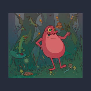 Frog Marsh Fantasy Character T-Shirt