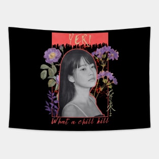 Yeri Chill Kill Red Velvet Tapestry