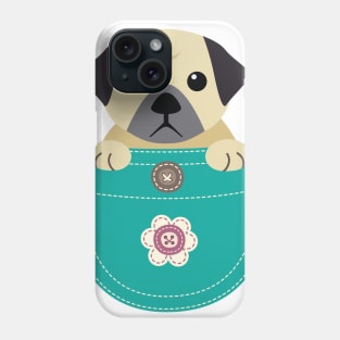 Cute Pugs Funny Gift Love Dog Phone Case