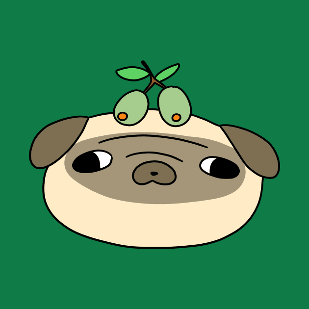 Olive Pug Face by saradaboru