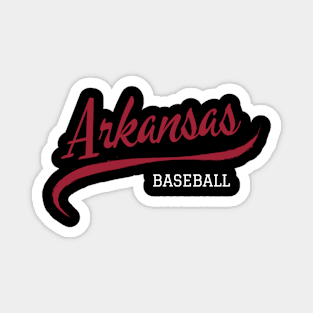 Arkansas Baseball Red Magnet