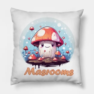 Chanterelle mushrooms Pillow
