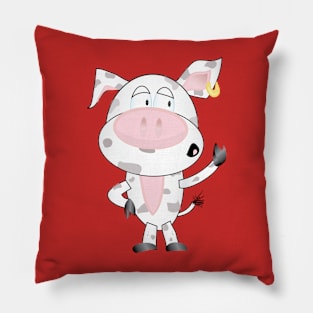 Funny cow. Pillow