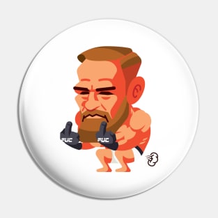 Conor The King of MMA Fighter Pin