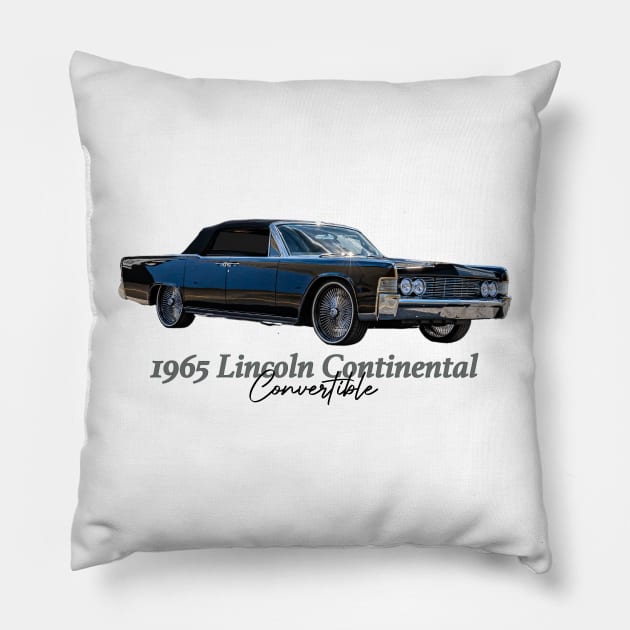 1965 Lincoln Continental Convertible Pillow by Gestalt Imagery