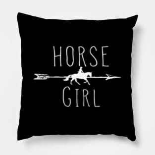 Horse T I Love My Horses Racing Riding Pillow