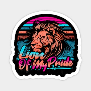 Lion Father Tees Magnet