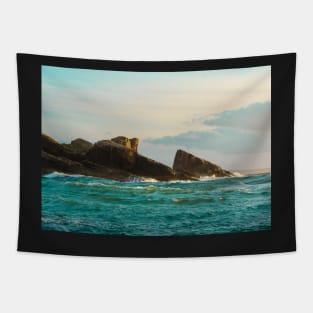 Split Rock Sunset Tapestry