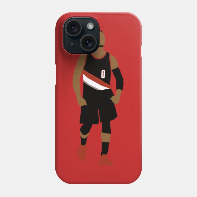 Damian Lillard Phone Case by VectoredApparel