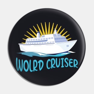 Cruise Ship World Trip Holiday Gift Pin