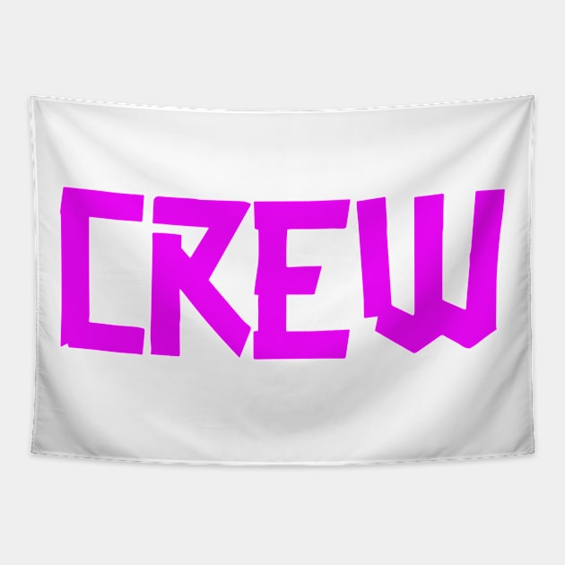 Crew Gaffer BIG front Pink Tapestry by sapphire seaside studio