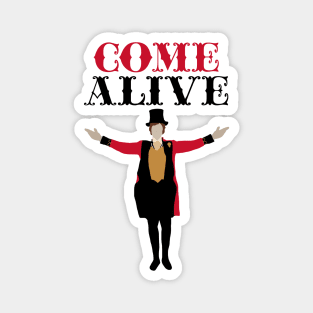 Come Alive Silhouette Magnet