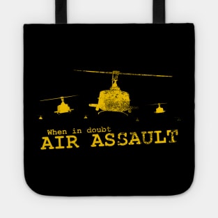 When In Doubt Air Assault (distressed) Tote