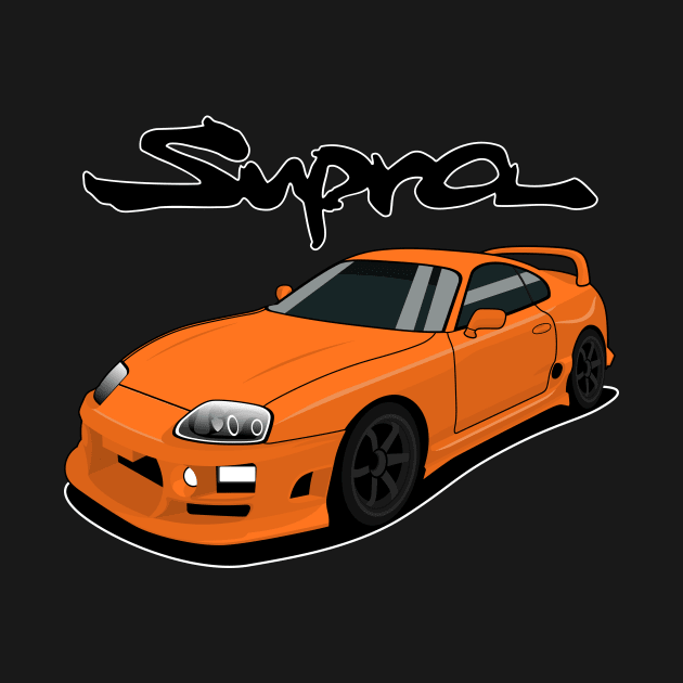 Supra MK4 - jdm cars by masjestudio