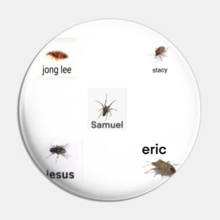 Bugs With Names 4 Pin