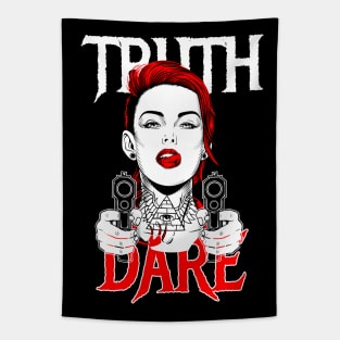 Truth or Dare Robbery Game Tapestry