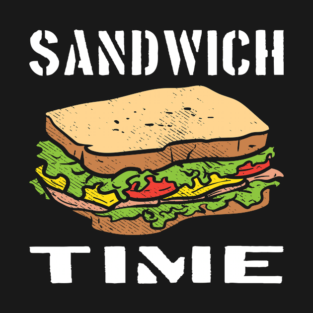 Sandwich Takeaway Lover Gift Motif by Shirtjaeger