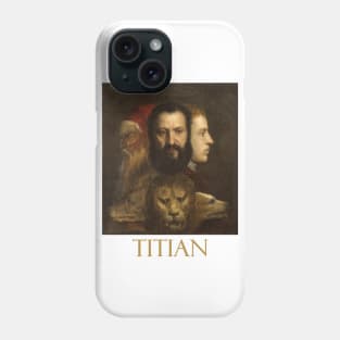 An Allegory of Time Governed by Prudence (1565) by Titian Phone Case