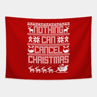 I Love Christmas Inspirational Nostalgic Ugly Christmas Sweater Tapestry