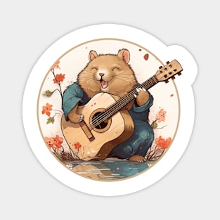 Quokka plays the guitar Magnet