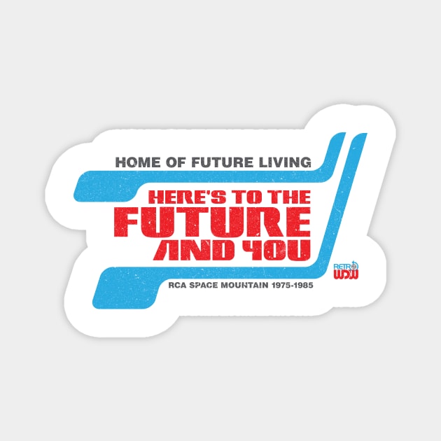 Home of Future Living Magnet by RetroWDW