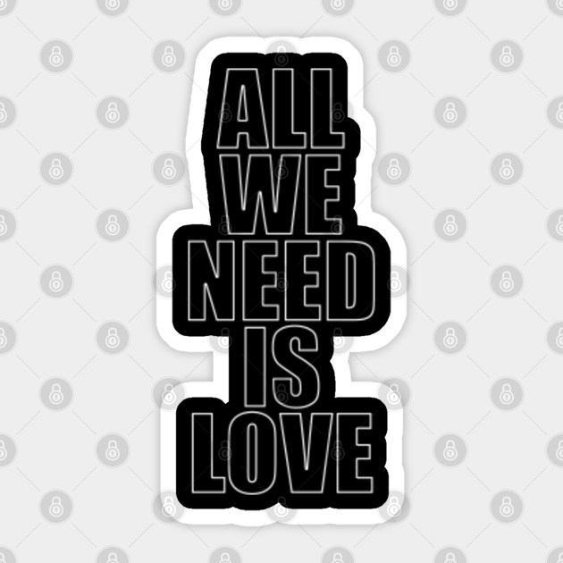 All We Need Is Canserbero Outline White Canserbero Sticker Teepublic