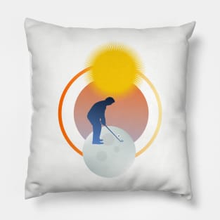 Golf Space Sport Pillow