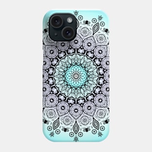 Symmetry 1 [blue white purple gradient] Phone Case