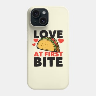 Love at First Bite // Taco Lover Phone Case