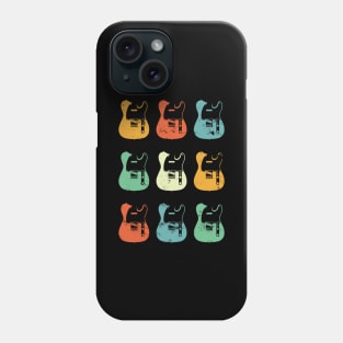 T-Style Electric Guitar Bodies Retro Theme Phone Case