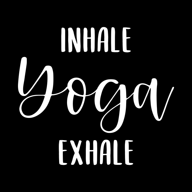 Inhale Exhale Yoga Workout by BlueTodyArt