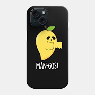 Man-gost Cute Halloween Mango Fruit Ghost Pun Phone Case