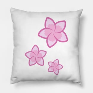 Pink Frangipani Pillow