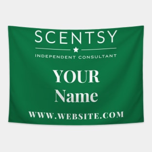 scentsy independent consultant gift ideas with custom name and website Tapestry