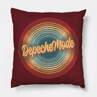 Depeche Mode Vintage Circle Pillow