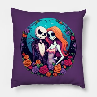 Jack and Sally in love Pillow