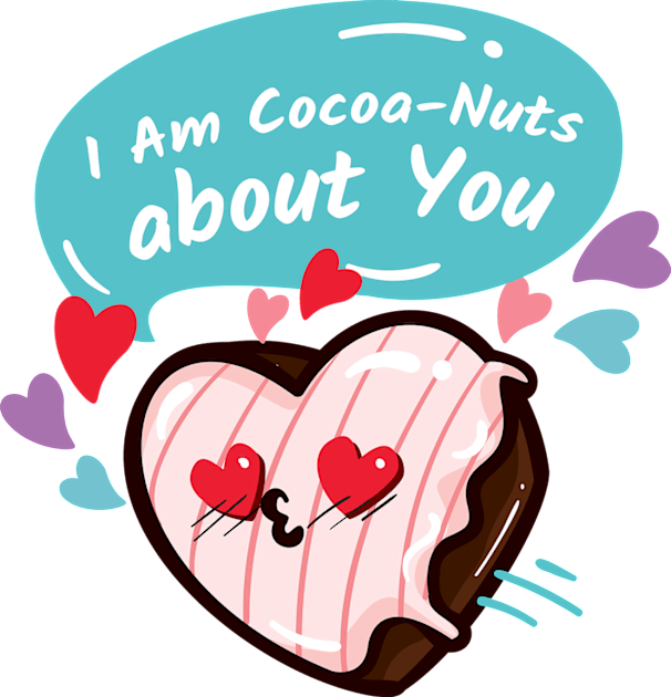 I am coconuts about you| chocolate day Kids T-Shirt by Misfit04