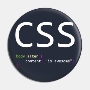 CSS is awesome - Computer Programming Pin